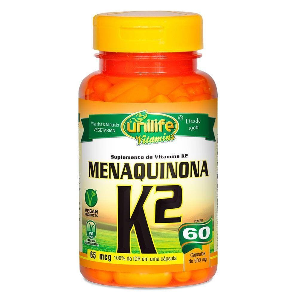 Vitamina K2 Menaquinona 60caps - Unilife
