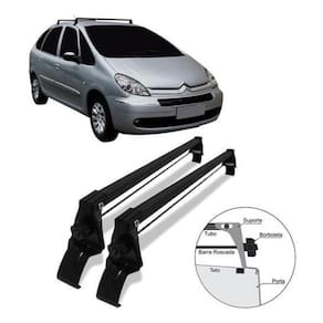 Rack de Teto Vhip Preto em Aço 45kg - 2 Racks