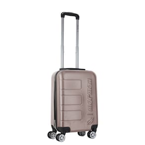 Mala de Bordo Abs para Viagem Mormaii Mor-1903 Cadeado Integrado Rodas Duplas Giro 360 Rose
