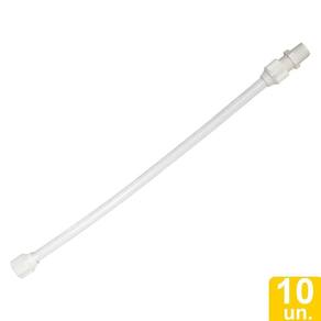 Engate Flexível Plastilit 1/2 60cm - Embalagem com 10 Unidades