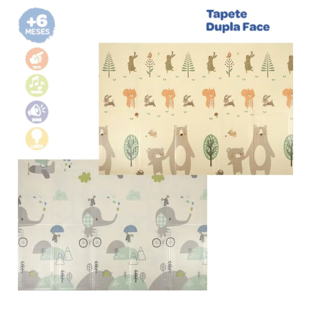 Tapete Térmico Infantil Emborrachado Dupla Face 8mm Zoop Toy