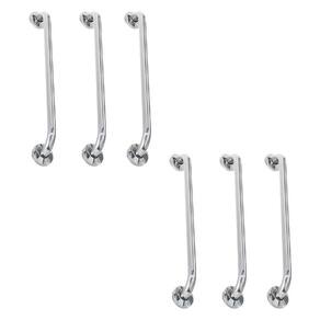 Alça De Apoio Barra Inox 60cm Segurança Kit 6 Unidades Ajuda Acessibilidade Criança Idoso Gestante
