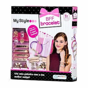 Conjunto Bijuterias Infantil - My Style - Pulseiras BFF Bracelet - Multikids