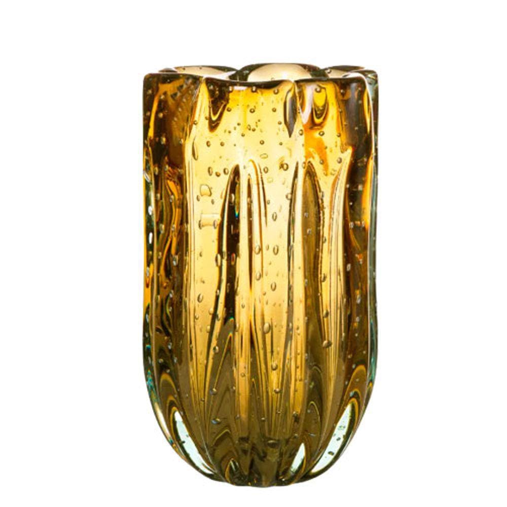 Vaso Decorativo em Murano Âmbar - 30x18cm - 34216