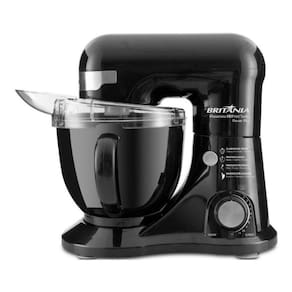 Batedeira Com Pedestal Britânia Power Plus Bbp760 Preta 127V
