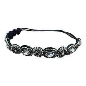 Headband Para Cabelo Pedraria Branca