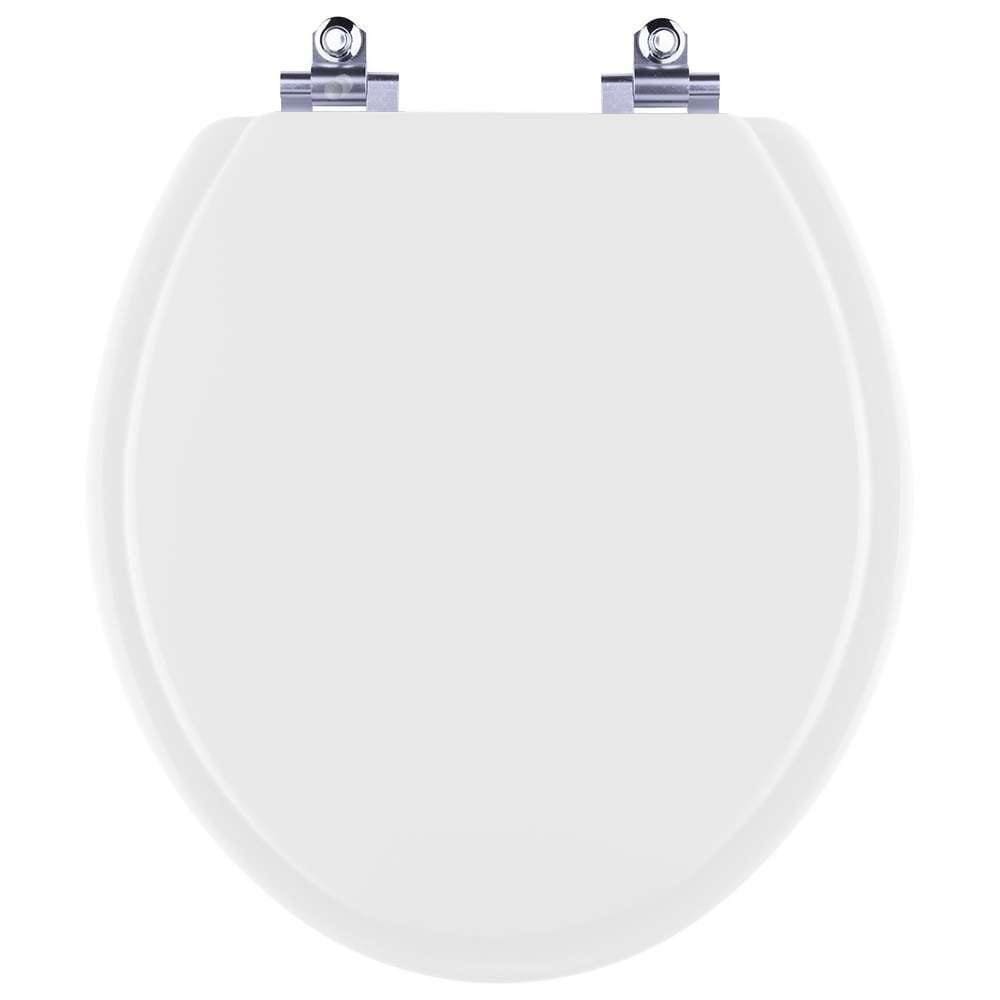 Assento Sanitário Laqueado Soft Close Atlantis Branco Para Vaso Belize