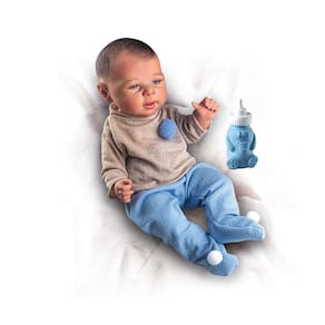 Bebê Reborn Barata 100% Silicone Pode Dar Banho Menino