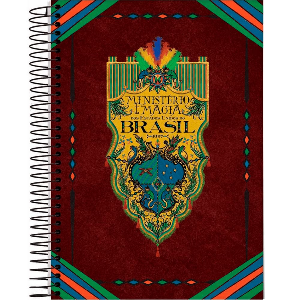 Caderno Espiral Animais Fantasticos Brasil 1 Materia 80 Fls