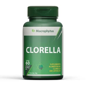 Clorella - Possui Alta Quantidade de Fibras - 60cps Macrophytus