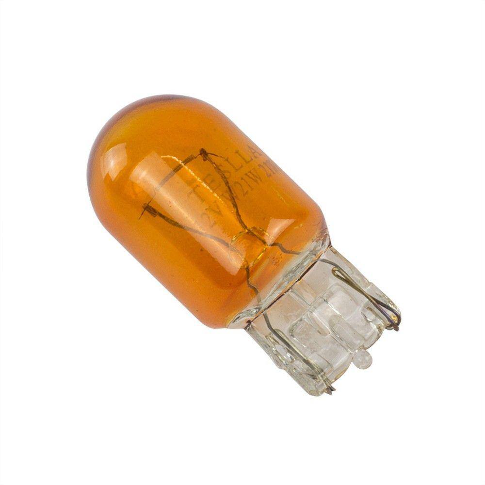 Lâmpada T20 1 Polo Laranja 12V 21W - Teslla - T20AM