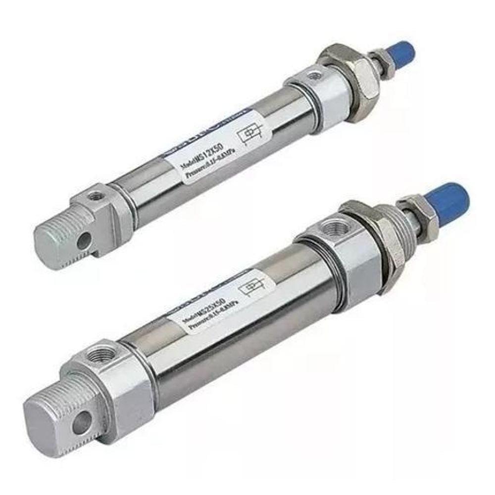 Cilindro Pneumático Mini ISO 6432 MA20x100 - [Marca/Modelo]