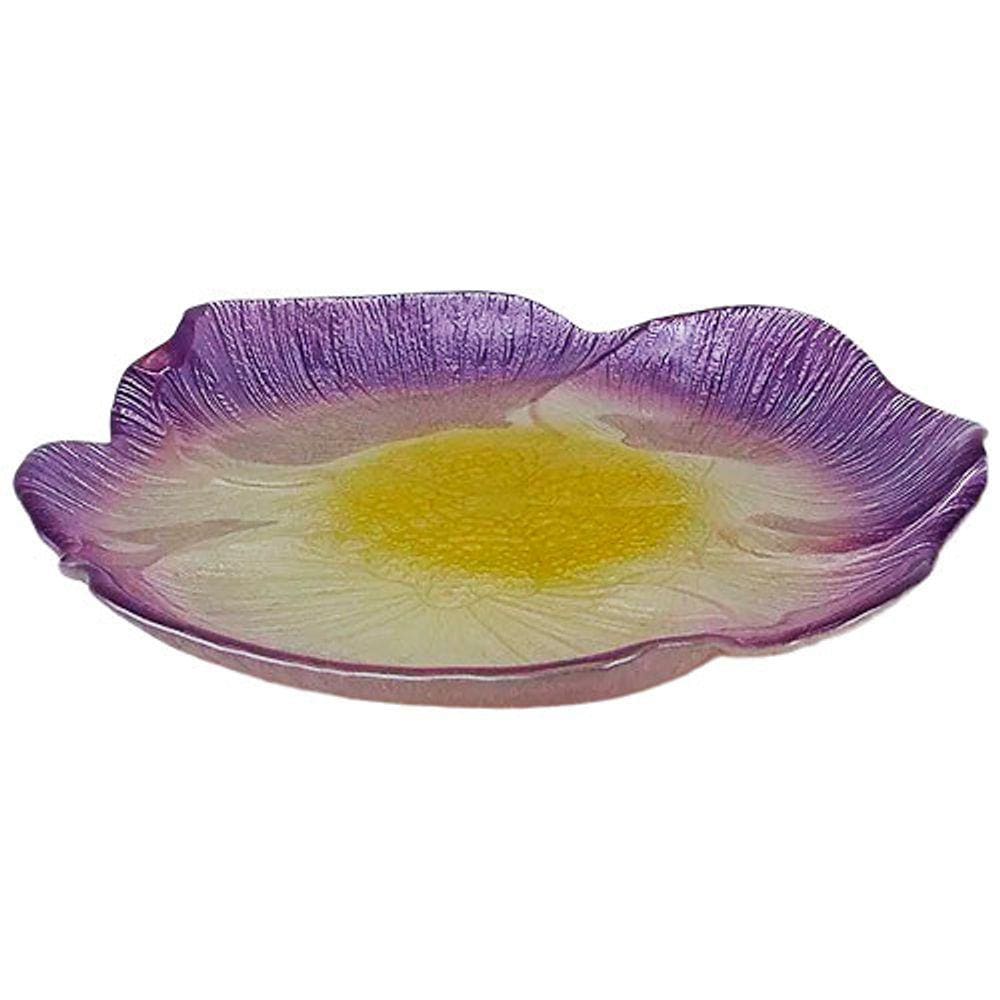 Centro de Mesa em Cristal Lilás - 2,5x24,5cm - 35282