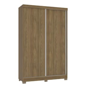 Guarda Roupa Solteiro Kappesberg 2 Portas de Correr 2 Gavetas Marrom