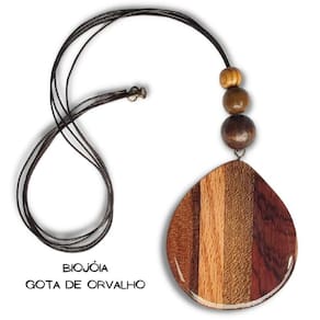 Biojóia Colar - Gota De Orvalho