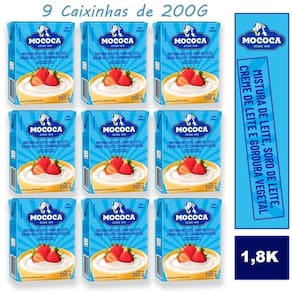6 Creme De Leite Mistura De Leite Mococa 200G