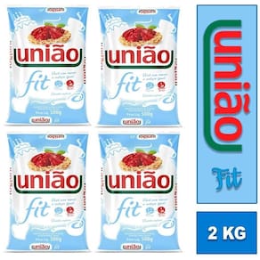 4 Adoçante Em Pó União Clássicos Fit Pacote 500G