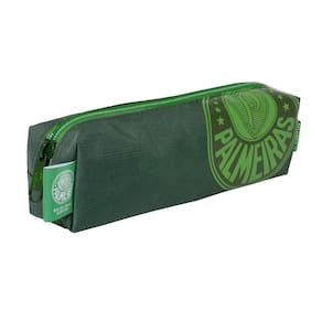 Estojo Escolar Palmeiras Xeryus Poliéster 20cm - Oficial