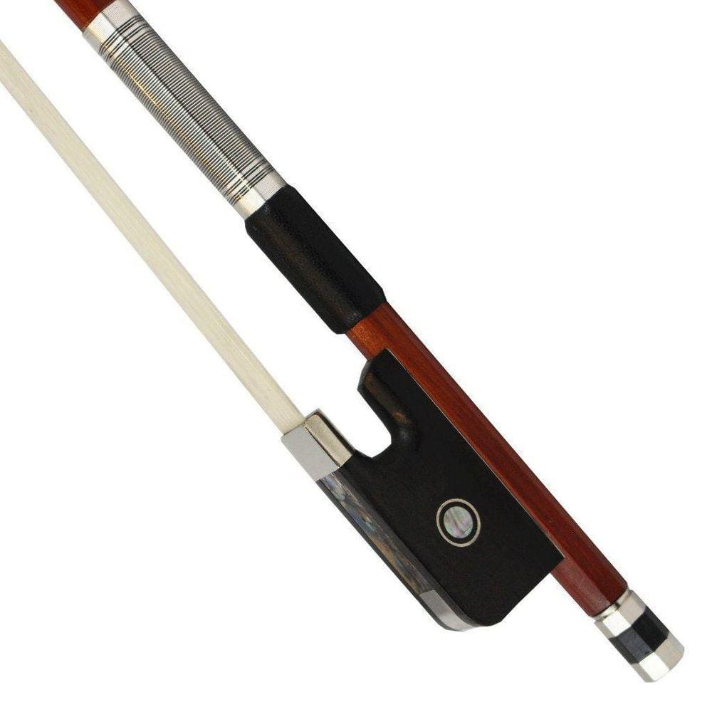 Arco Estudante Guarnição Cromada Abalone Violoncelo 4/4