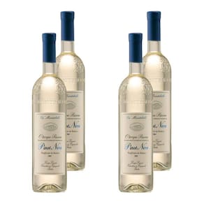 Kit 4 Vinhos Ca` Montebello Pinot Nero Bianco Branco Itália 750ml