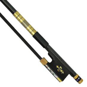 Arco Carbono Profissional Violino 4/4 Ébano Preto