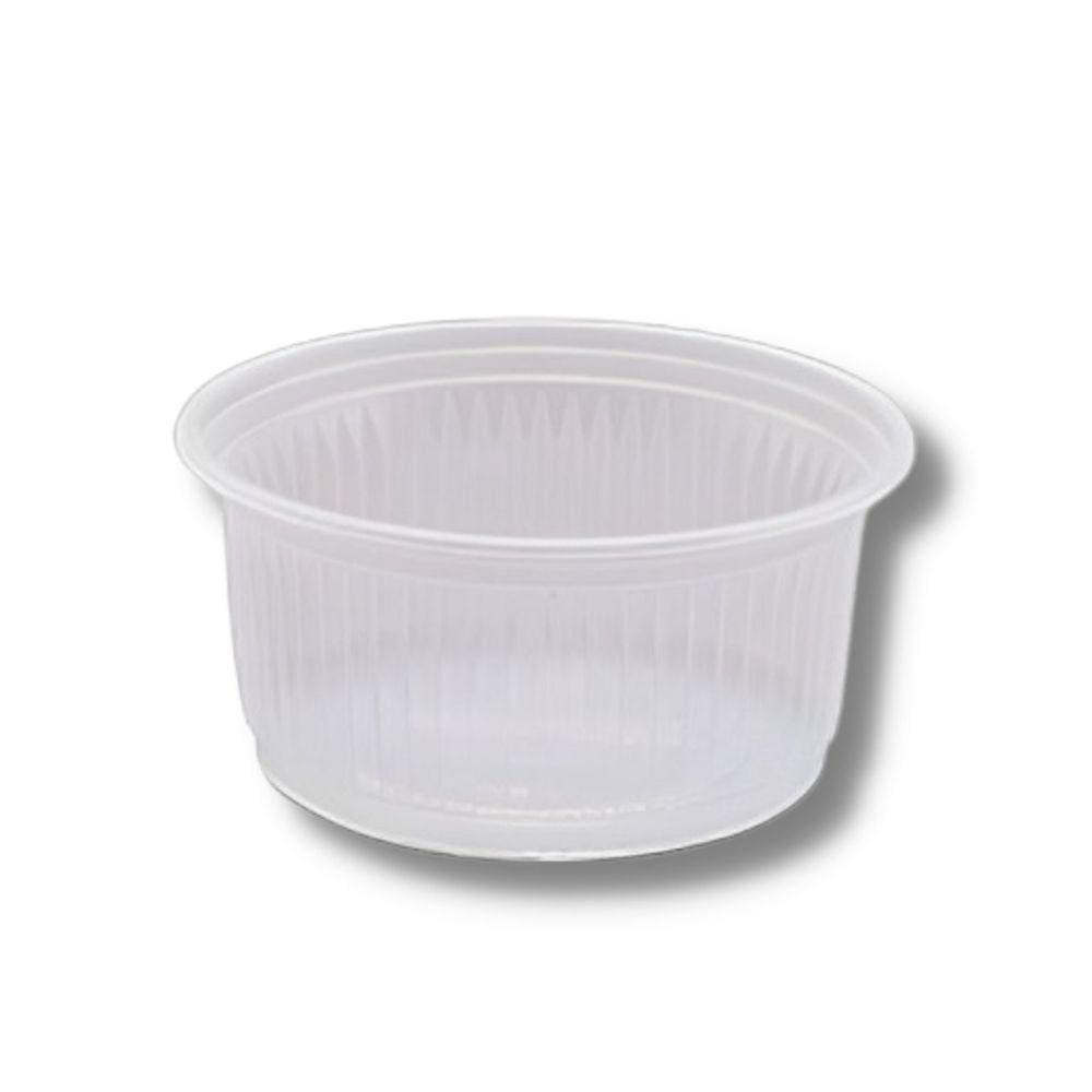 Pote Plástico Descartável Redondo S/ Tampa 200ml C/ 1000un.