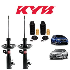 02 Amortecedor Kayaba Dianteiro Honda City 2015 A 2021 + Kit Batente