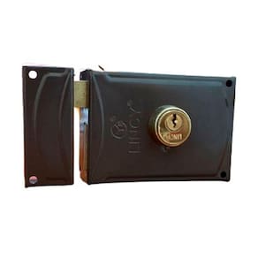 Fechadura Marrom Anti-Roubo Para Porta Portão