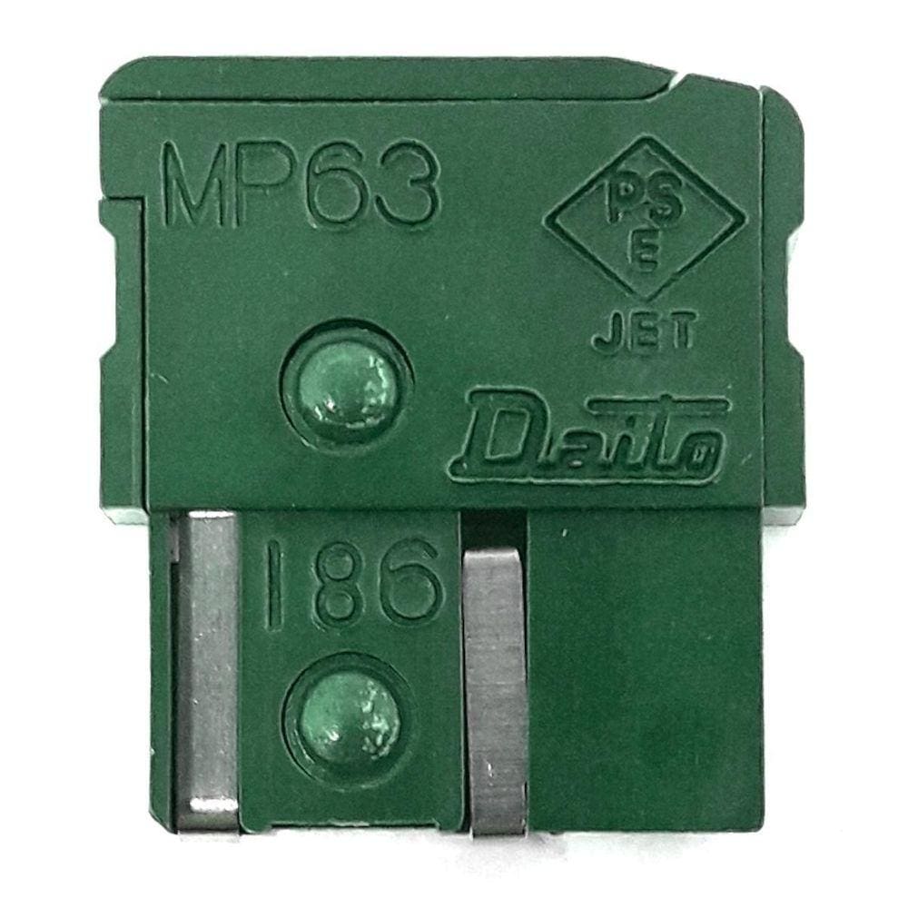 Fusível Dai-to Fanuc 6.3A MP63 Cartucho Verde 125V