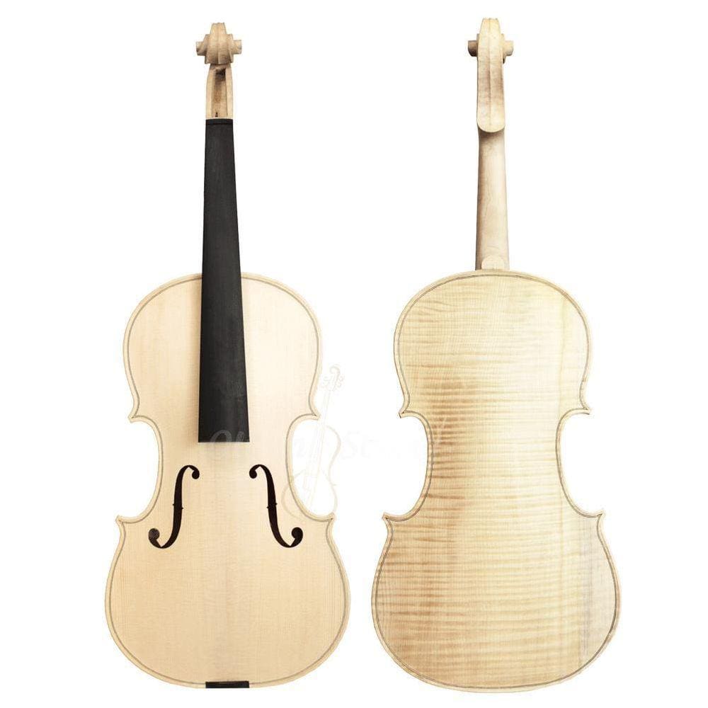 Violino Artesanal Strad Branco Inacabado 4/4