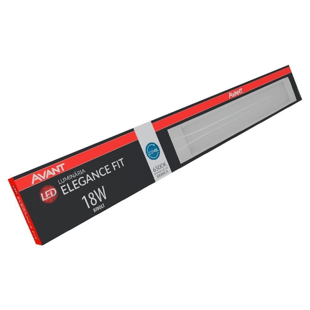 Luminaria Avant Eleg.Fit Sl.18W 6,5K 1080Lm 25000H Bca