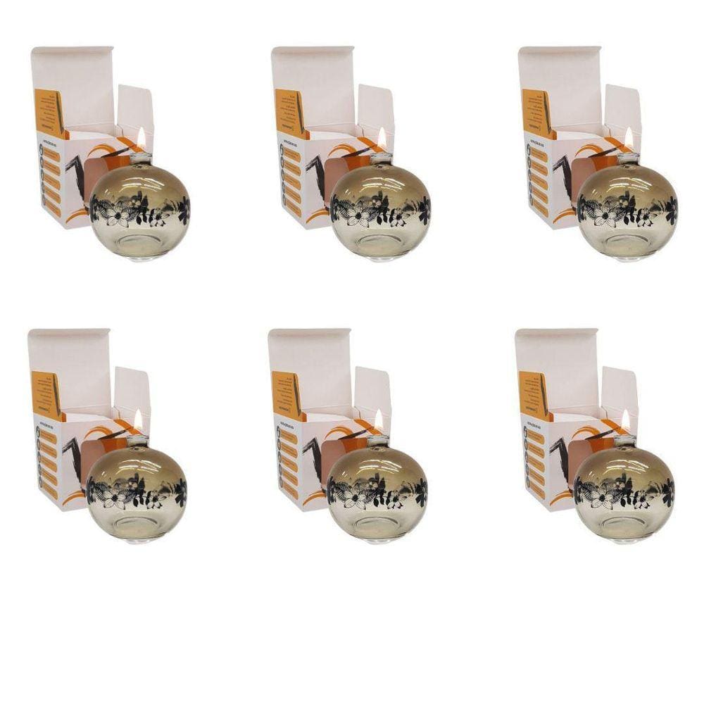 Kit 6 Lamparinas Decorativa Sensações 100 Ml Velas Bistrot
