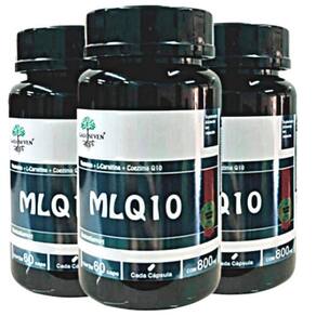 Kit Com 3 - Pré-Treino: Mlq10 800Mg 60 Cápsulas