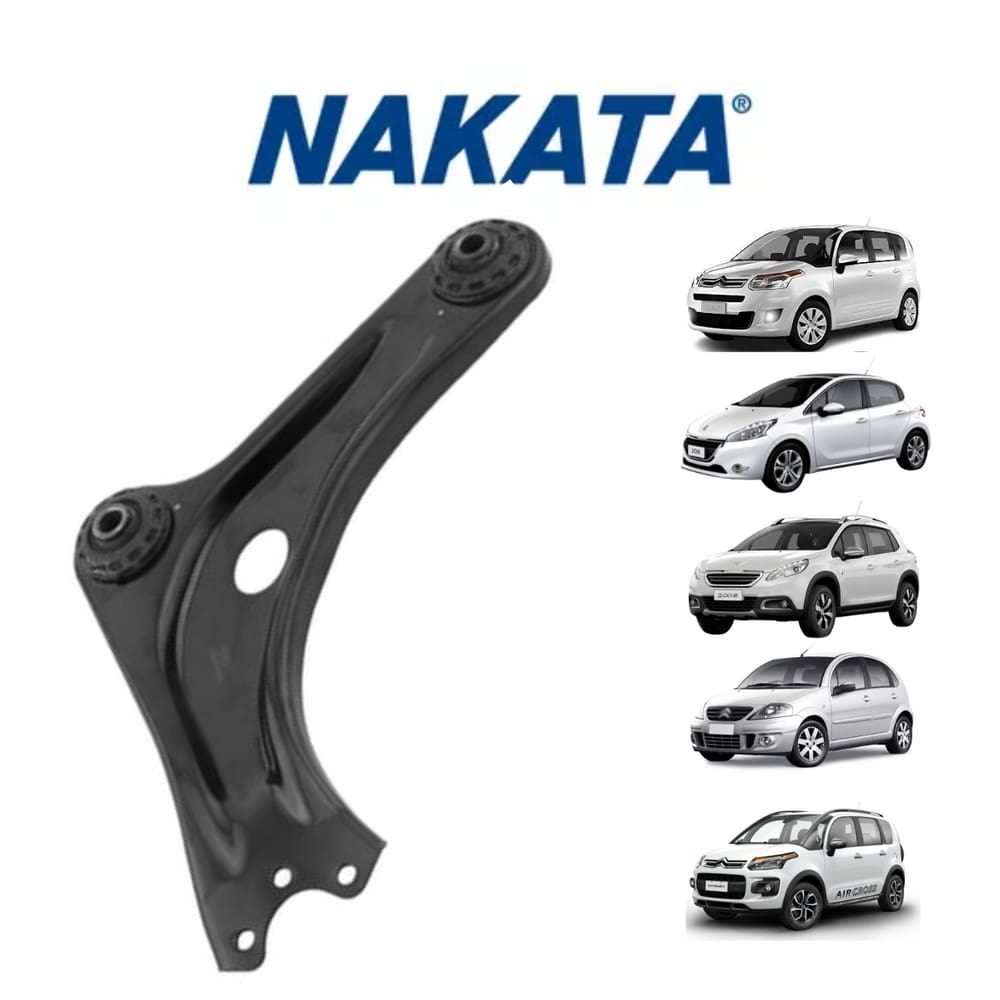 Bandeja De Suspensão Sem Pivô Esquerda Dianteira Nakata Citroen C3 Picasso 2011 A 2015