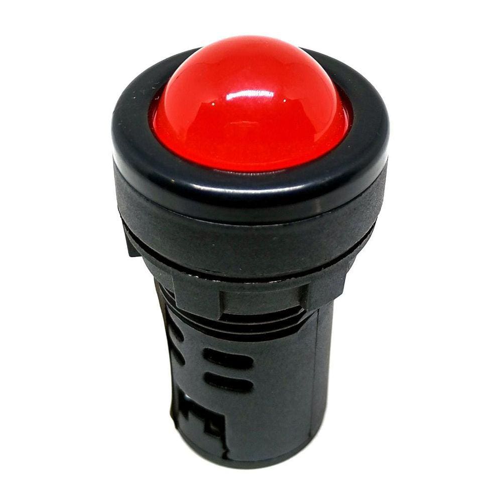 Led Indicador Ad22-22as Vermelho Zoio de Boi 220v
