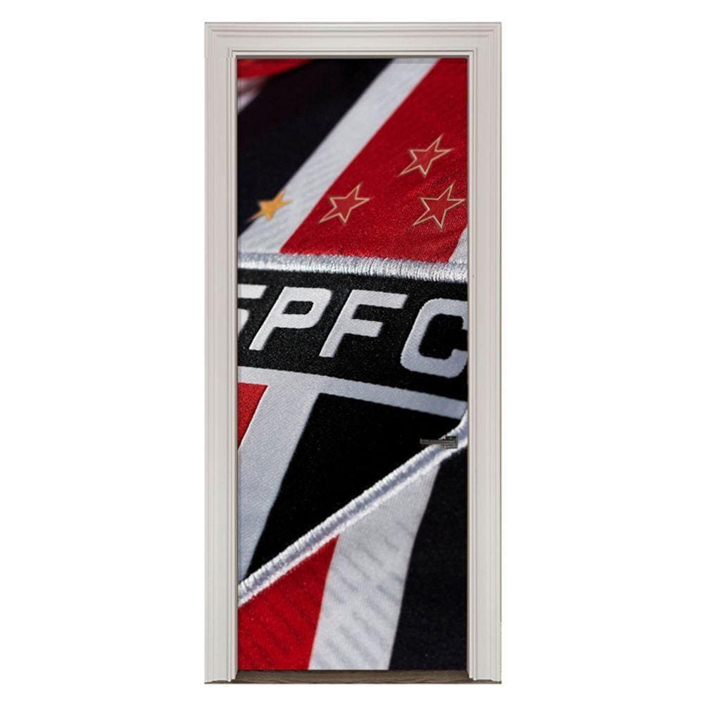 Adesivo Vinil Para Portas Futebol São Paulo Fc