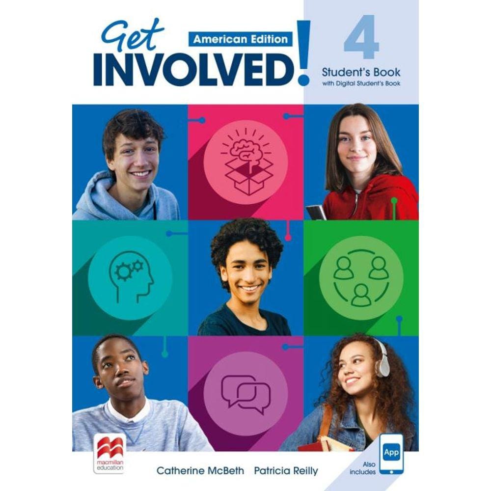 Get involved! american edition students book & app w/wb-4