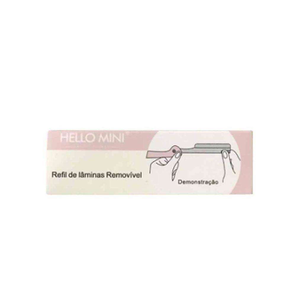 Refil de Lâminas para Navalha Hello Mini com 5 unidades