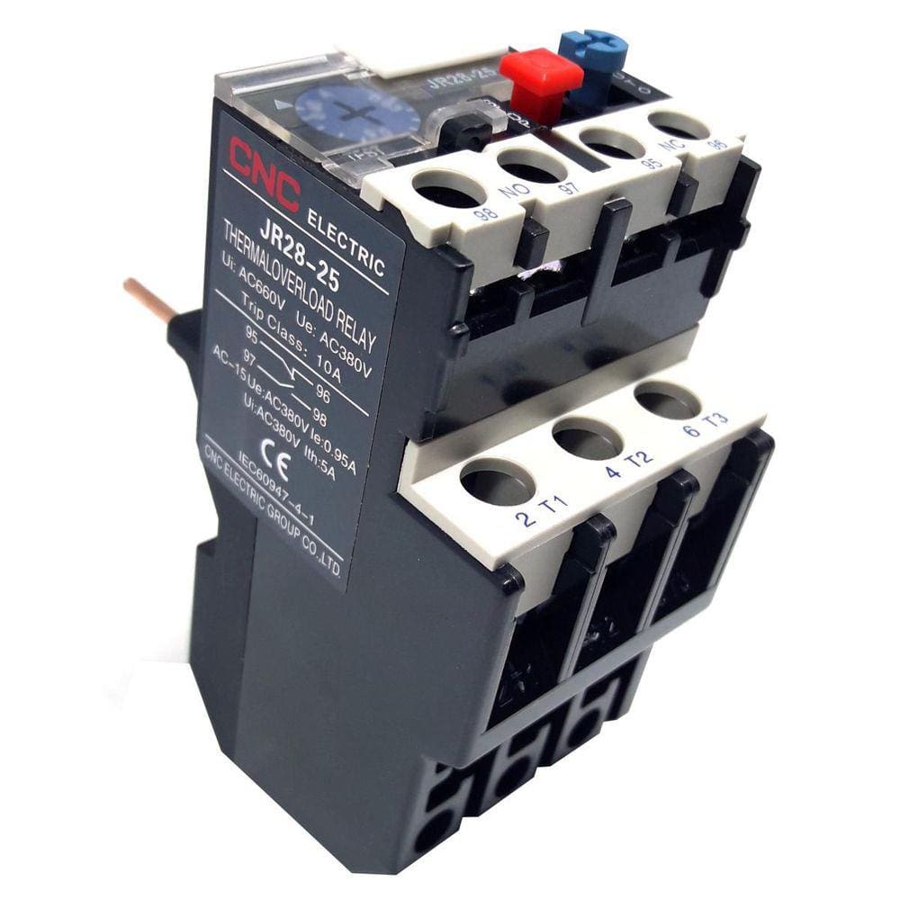 Rele Térmico JR28-25 1,6-2,5A CNC - Proteção de Sobrecarga