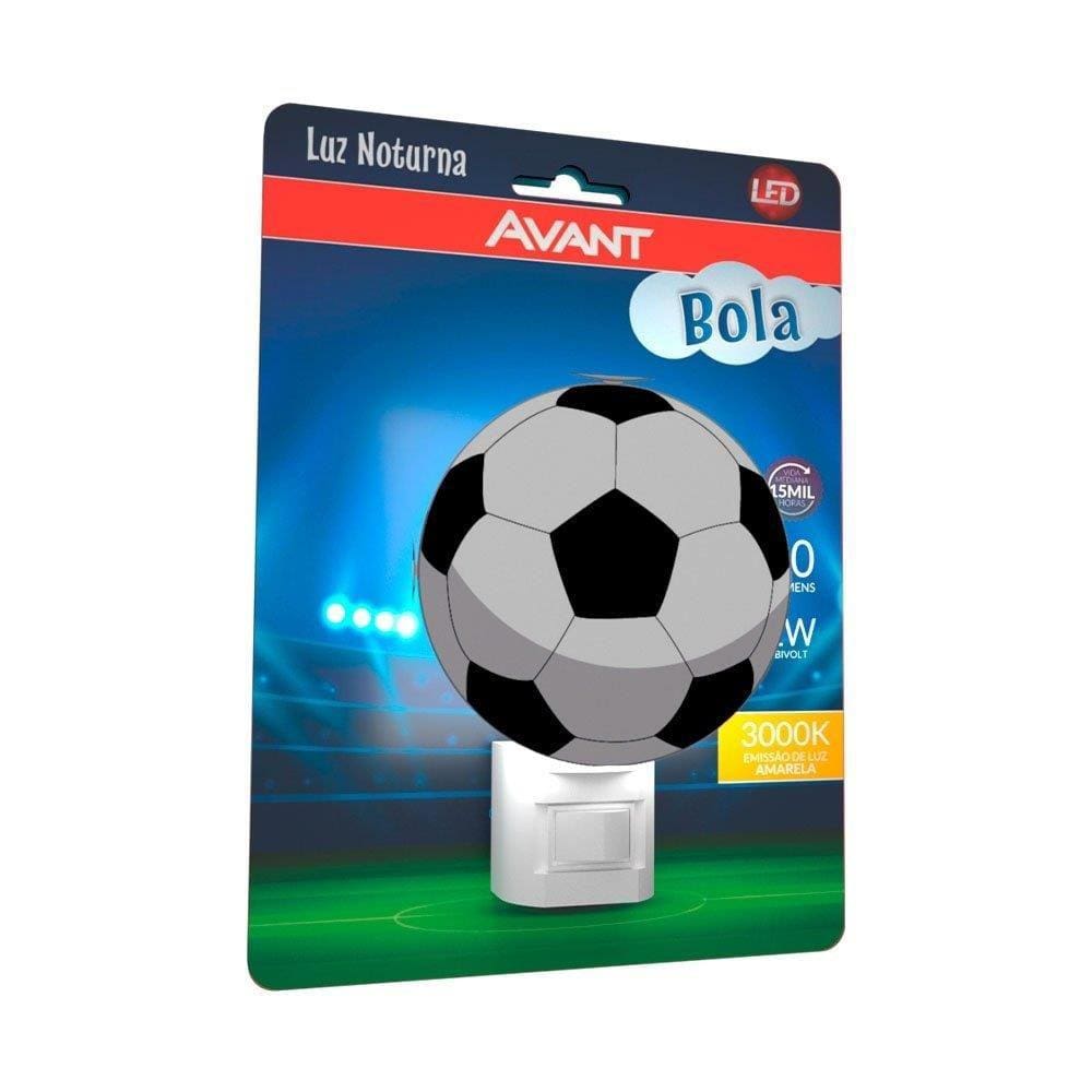 Luminaria Noturna Infantil Avant Led Bola 1W 3K 80Lms