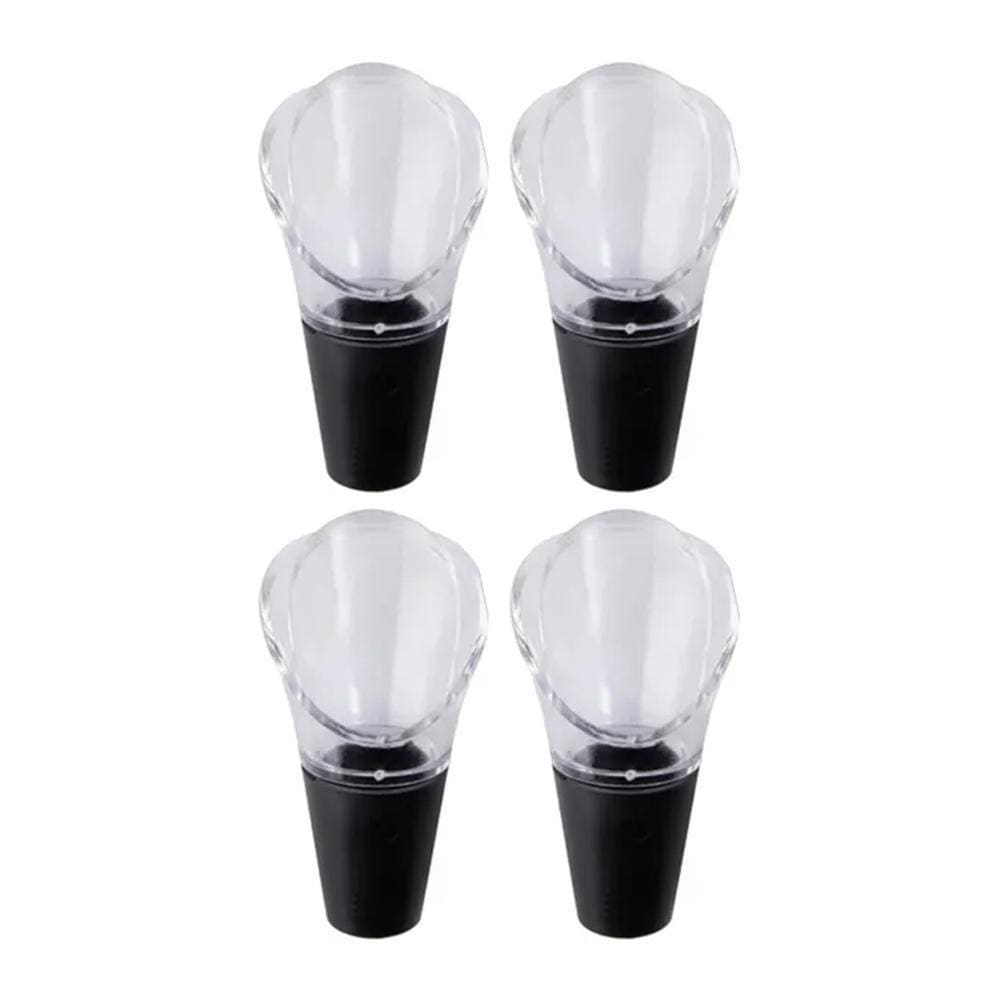 Kit 4 Bicos Dosador Vinho Plástico 6,5cm - Class Home