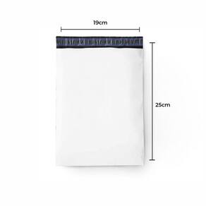 Envelope Plástico de Segurança Branco 19x25 Coex 1000 Un