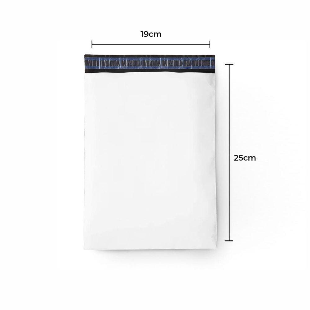 Envelope Plástico Branco 19x25 Coex 100 Un - Auto Adesivo