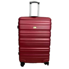 Mala de Viagem Rígida Rodas Duplas 360º Vinho 48x28x74cm 3,9kg