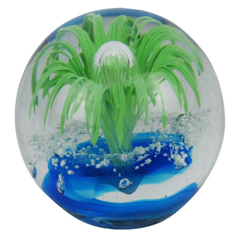 Bola Decorativa Verde em Murano - 12cm - 35772