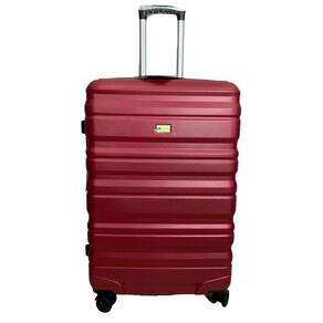 Mala de Viagem Rígida Rodas Duplas 360º Vinho 48x28x74cm 3,9kg