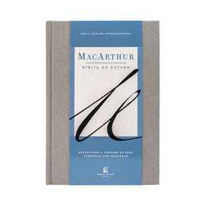 Bíblia Estudo Macarthur, Nvi, Capa Dura, Tecido, Leitura