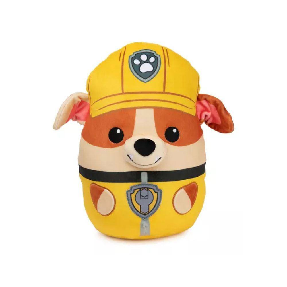 Pelúcia Squish do Rubble de 20 cm - Patrulha Canina