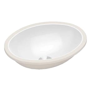 Cuba Embutir Celite Oval 49,5x33,0cm sem Mesa e sem Ladrão Branco