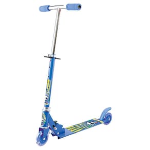 Patinete 2 Rodas C/ Led Menino Azul P/ Crianças 45kg Radical